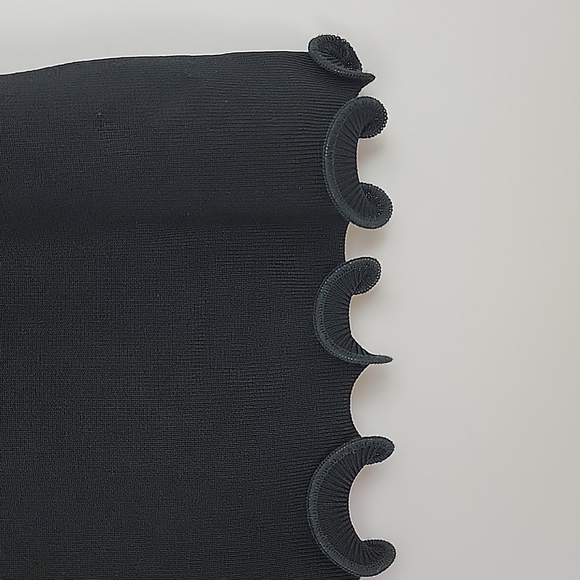 ZARA ribbed ruffle mock neck tank size small - Picture 4 of 9